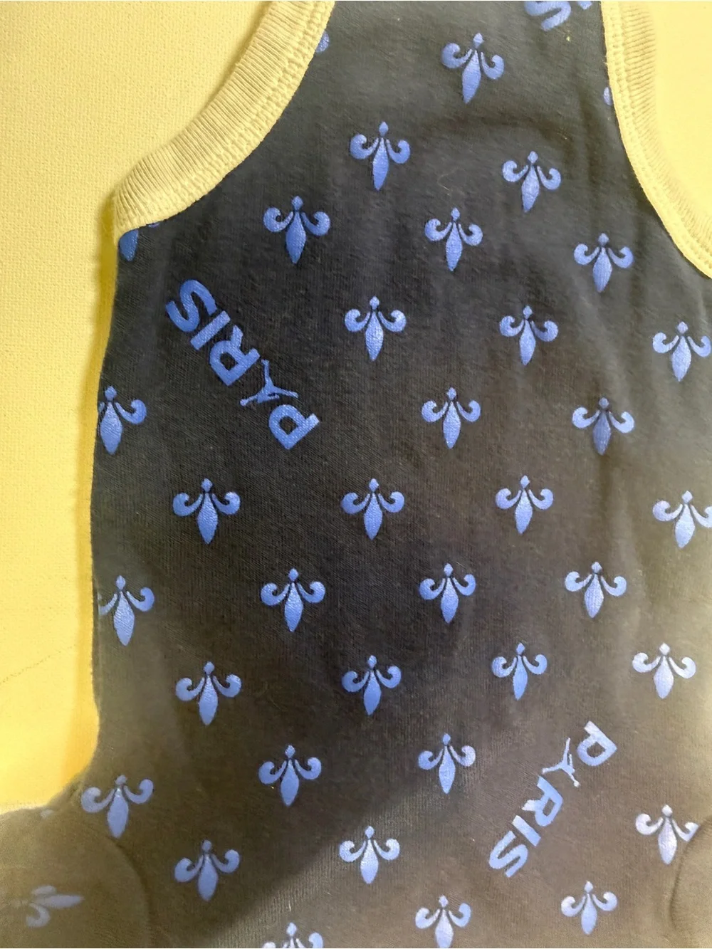 Jordan PSG Navy Blue Tank Top with Light Gray Trim and Blue‎ Onesie